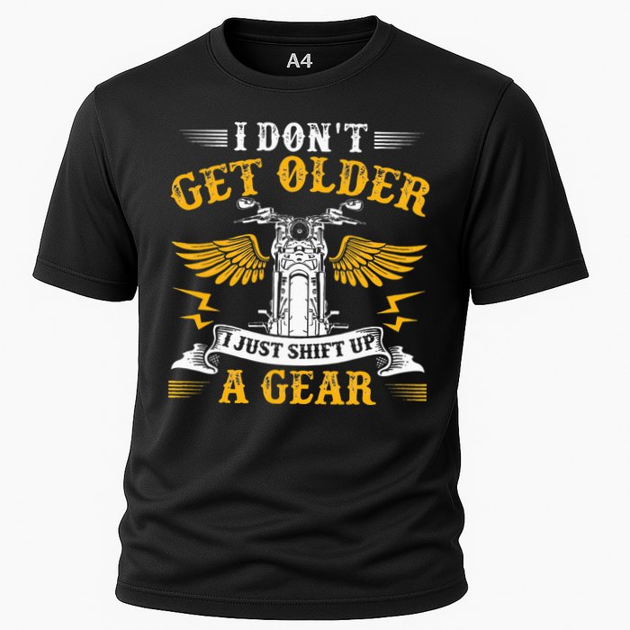 Bikers DonT Get Older Motorcycle Funny Biker Cooling Performance Crew T-Shirt
