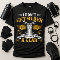 Bikers DonT Get Older Motorcycle Funny Biker Cooling Performance Crew T-Shirt