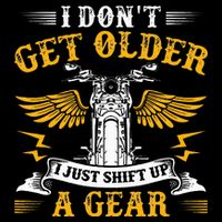 Bikers DonT Get Older Motorcycle Funny Biker Cooling Performance Crew T-Shirt