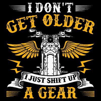 Bikers DonT Get Older Motorcycle Funny Biker T-Shirt
