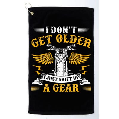 Bikers DonT Get Older Motorcycle Funny Biker Golf Towel
