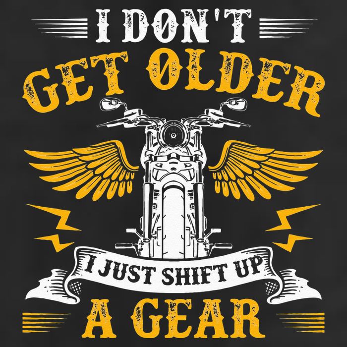 Bikers DonT Get Older Motorcycle Funny Biker Golf Towel