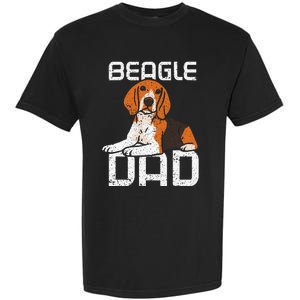 Beagle Dad Guy Lover Dog Beagles Puppy Father Daddy Papa Garment-Dyed Heavyweight T-Shirt