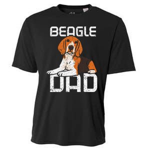 Beagle Dad Guy Lover Dog Beagles Puppy Father Daddy Papa Cooling Performance Crew T-Shirt