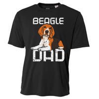 Beagle Dad Guy Lover Dog Beagles Puppy Father Daddy Papa Cooling Performance Crew T-Shirt