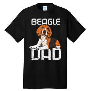 Beagle Dad Guy Lover Dog Beagles Puppy Father Daddy Papa Tall T-Shirt