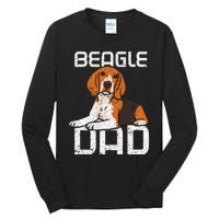 Beagle Dad Guy Lover Dog Beagles Puppy Father Daddy Papa Tall Long Sleeve T-Shirt