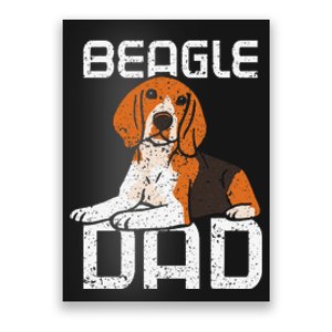 Beagle Dad Guy Lover Dog Beagles Puppy Father Daddy Papa Poster