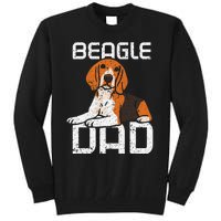 Beagle Dad Guy Lover Dog Beagles Puppy Father Daddy Papa Tall Sweatshirt