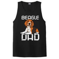 Beagle Dad Guy Lover Dog Beagles Puppy Father Daddy Papa PosiCharge Competitor Tank