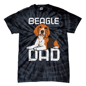 Beagle Dad Guy Lover Dog Beagles Puppy Father Daddy Papa Tie-Dye T-Shirt