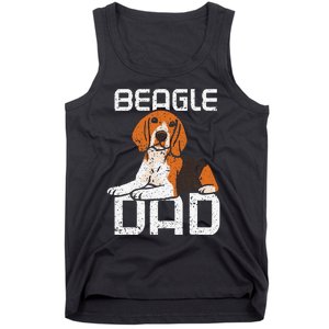 Beagle Dad Guy Lover Dog Beagles Puppy Father Daddy Papa Tank Top