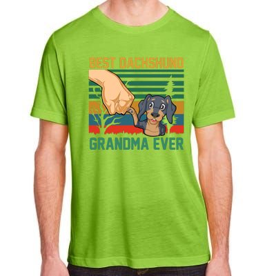 Best Dachshund Grandma Ever Adult ChromaSoft Performance T-Shirt