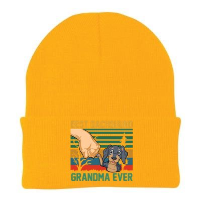 Best Dachshund Grandma Ever Knit Cap Winter Beanie