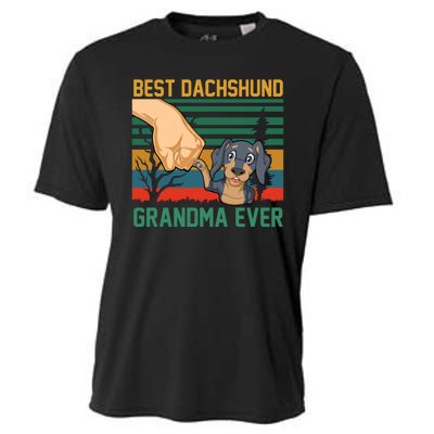 Best Dachshund Grandma Ever Cooling Performance Crew T-Shirt