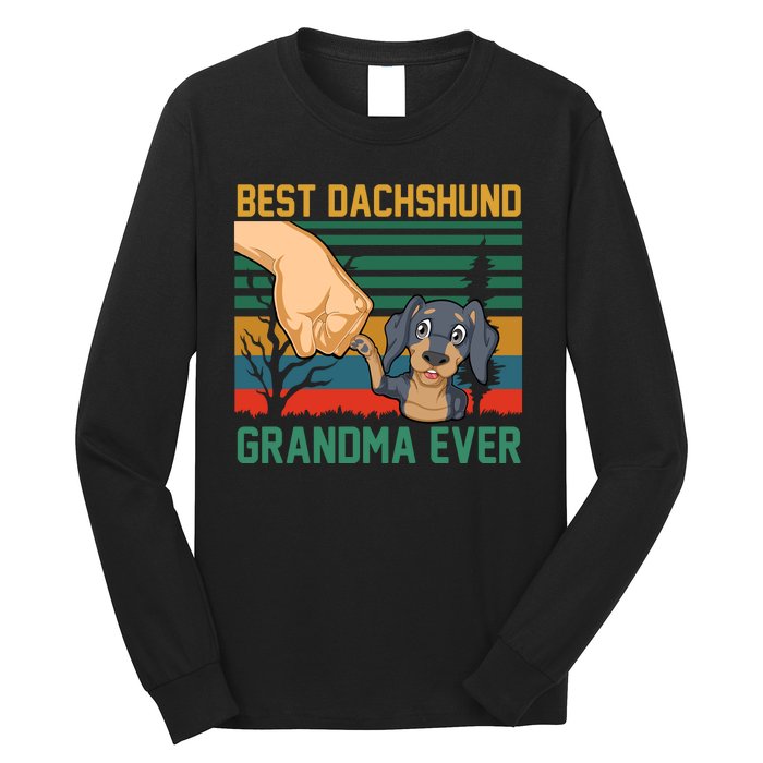 Best Dachshund Grandma Ever Long Sleeve Shirt