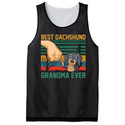 Best Dachshund Grandma Ever Mesh Reversible Basketball Jersey Tank