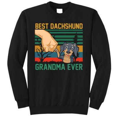 Best Dachshund Grandma Ever Tall Sweatshirt