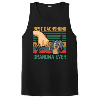 Best Dachshund Grandma Ever PosiCharge Competitor Tank