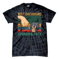 Best Dachshund Grandma Ever Tie-Dye T-Shirt