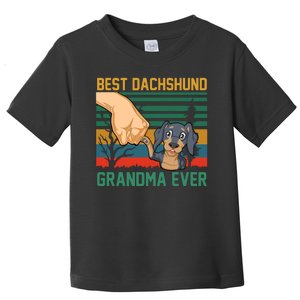 Best Dachshund Grandma Ever Toddler T-Shirt