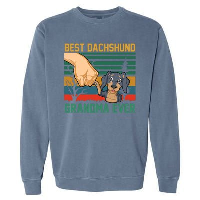 Best Dachshund Grandma Ever Garment-Dyed Sweatshirt