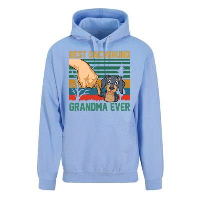 Best Dachshund Grandma Ever Unisex Surf Hoodie