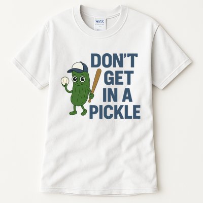 Baseball Don't Get In A Pickle Funny Tall T-Shirt