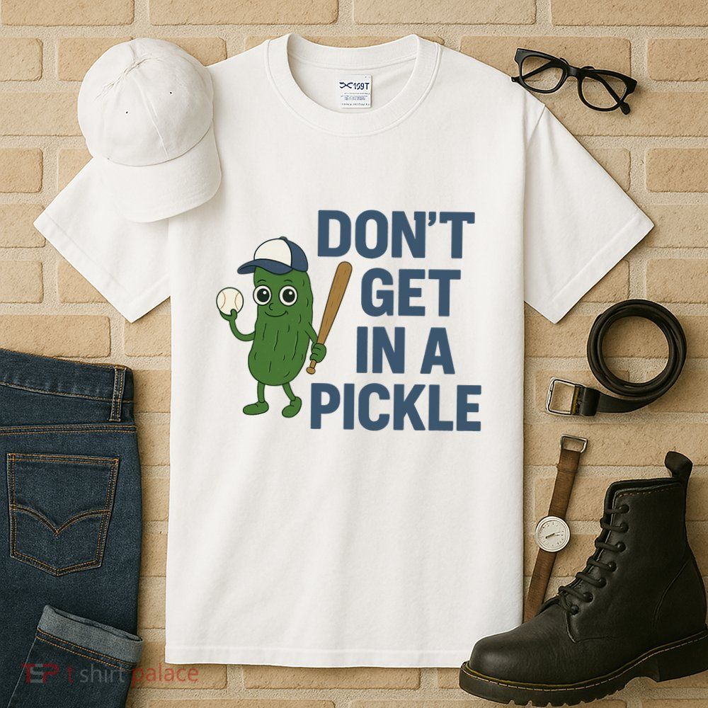 Baseball Don't Get In A Pickle Funny Tall T-Shirt