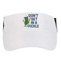 Baseball Don't Get In A Pickle Funny Adult Drive Performance Visor