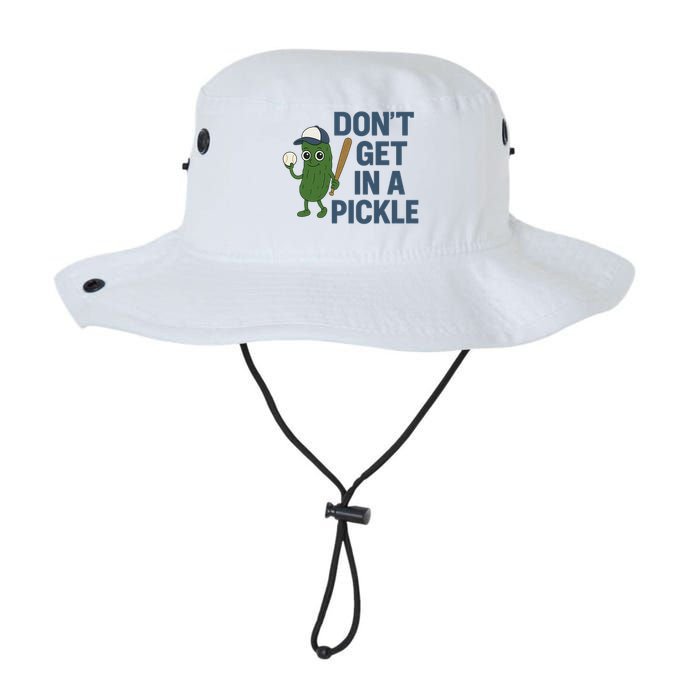 Baseball Don't Get In A Pickle Funny Bucket Hat