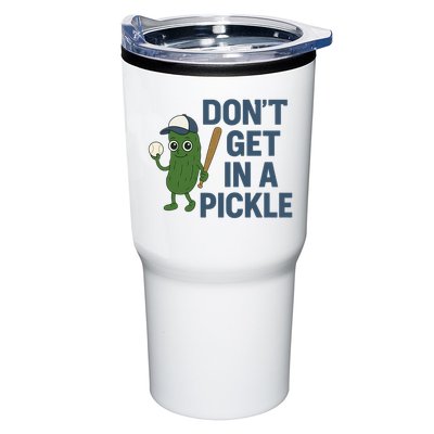 Baseball Don't Get In A Pickle Funny Tumbler