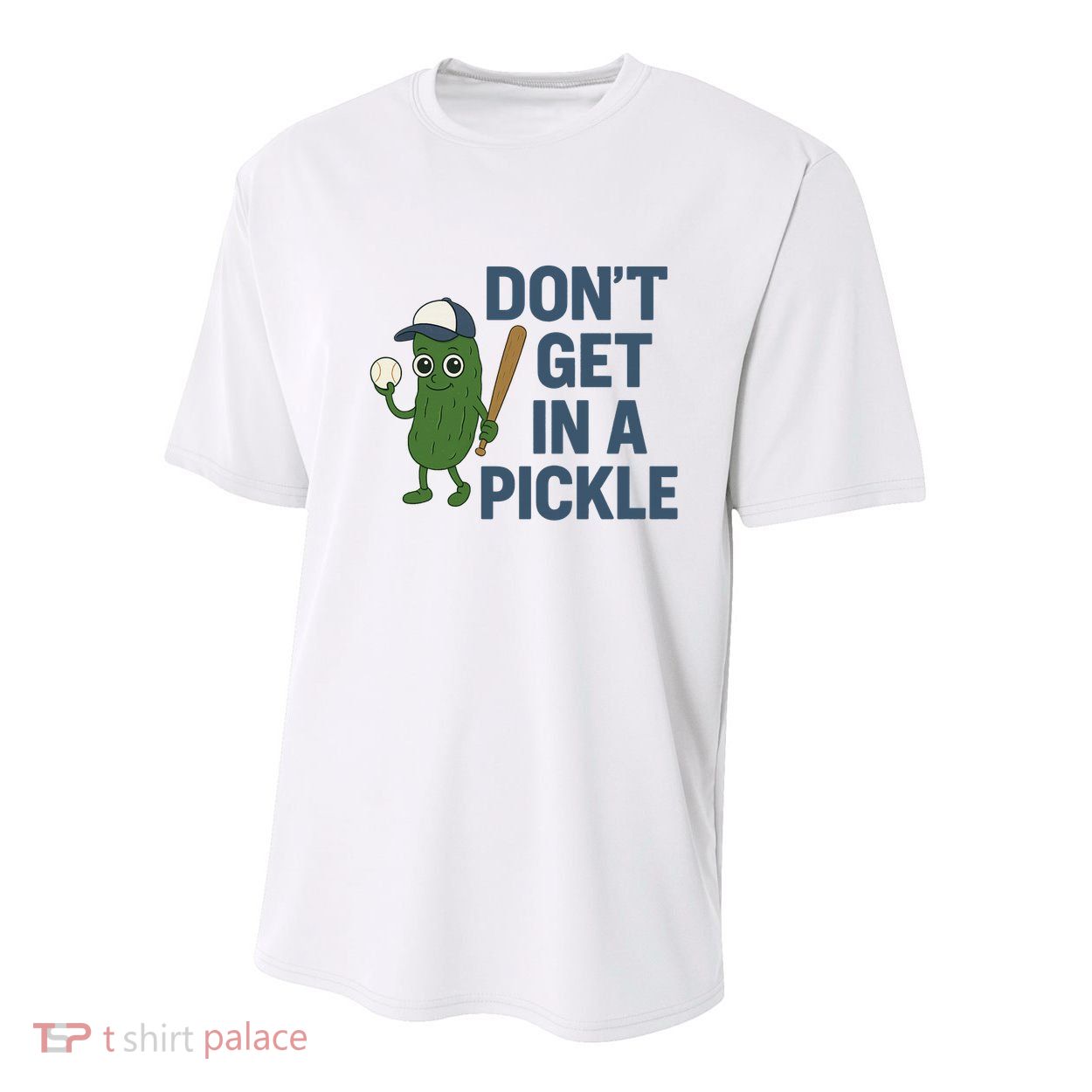 Baseball Don't Get In A Pickle Funny Youth Performance Sprint T-Shirt