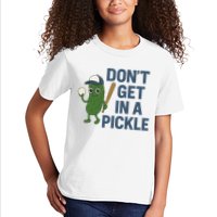 Baseball Don't Get In A Pickle Funny Kids T-Shirt