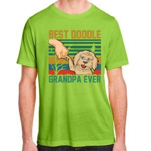 Best Doodle Grandpa Ever Adult ChromaSoft Performance T-Shirt