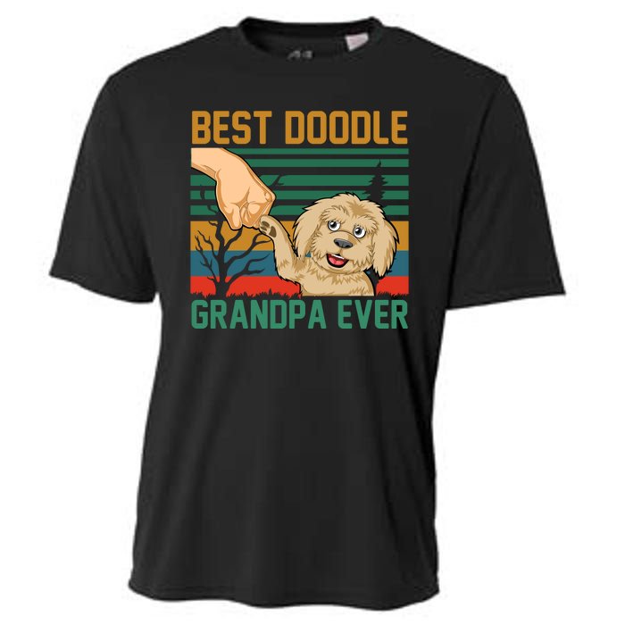 Best Doodle Grandpa Ever Cooling Performance Crew T-Shirt