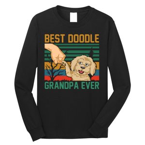 Best Doodle Grandpa Ever Long Sleeve Shirt