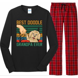 Best Doodle Grandpa Ever Long Sleeve Pajama Set