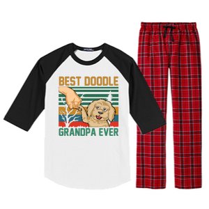 Best Doodle Grandpa Ever Raglan Sleeve Pajama Set