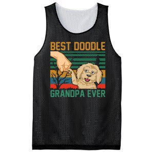 Best Doodle Grandpa Ever Mesh Reversible Basketball Jersey Tank