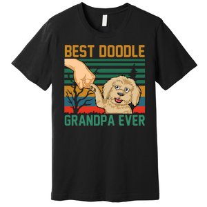 Best Doodle Grandpa Ever Premium T-Shirt