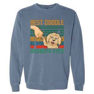 Best Doodle Grandpa Ever Garment-Dyed Sweatshirt