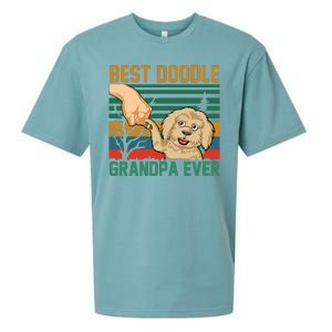 Best Doodle Grandpa Ever Sueded Cloud Jersey T-Shirt