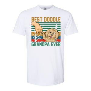 Best Doodle Grandpa Ever Softstyle CVC T-Shirt