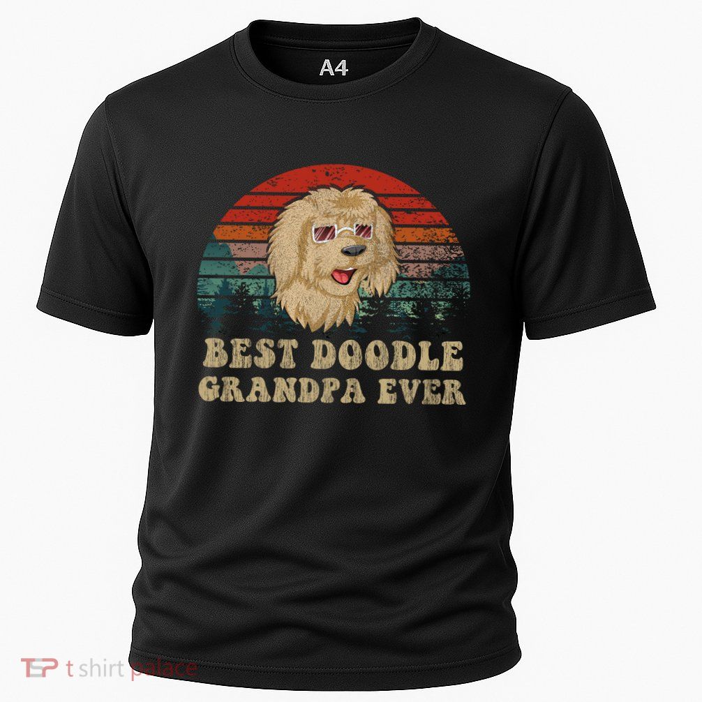 Best Doodle Grandpa Ever Performance Shirt
