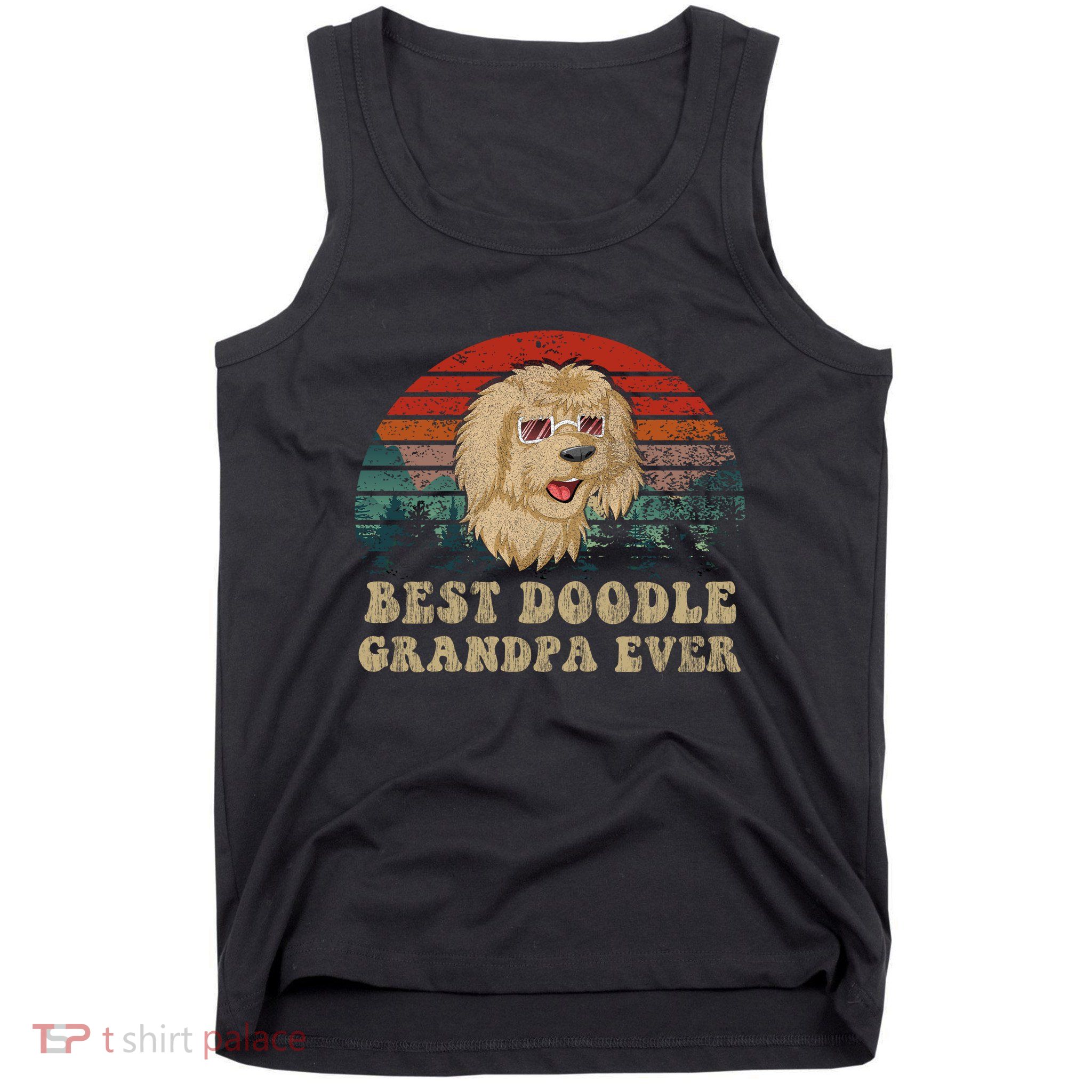 Best Doodle Grandpa Ever Tank Top