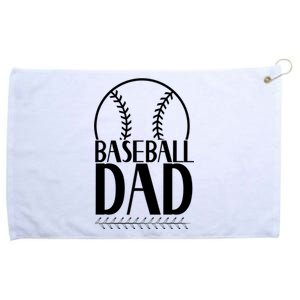 Baseball Dad Gift For Baseball Lover Grommeted Golf Towel