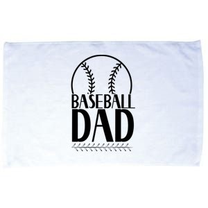 Baseball Dad Gift For Baseball Lover Microfiber Hand Towel