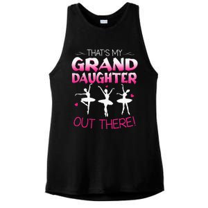 Ballet Dancing Granddaughter Grandpa & Grandma Gift Ladies PosiCharge Tri-Blend Wicking Tank