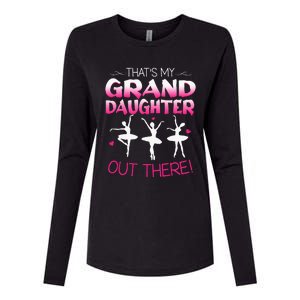 Ballet Dancing Granddaughter Grandpa & Grandma Gift Womens Cotton Relaxed Long Sleeve T-Shirt